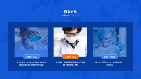 有机化学专业与生活答辩试验室通用PPT模板
