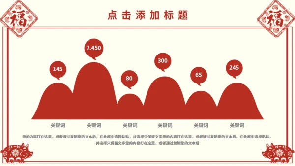 剪纸风中国传统节日小年动态通用PPT模板
