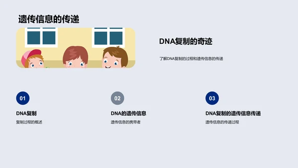 生物科学探索讲座PPT模板