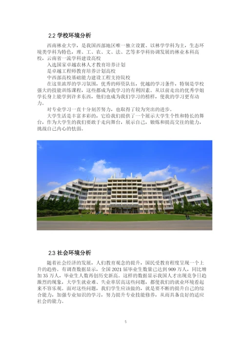 12页6700字环境设计专业职业生涯规划.docx