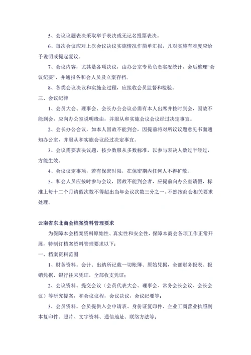 商会管理标准规章核心制度.docx