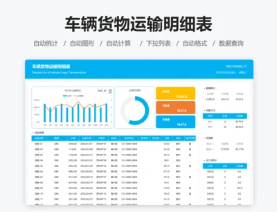 车辆货物运输明细表