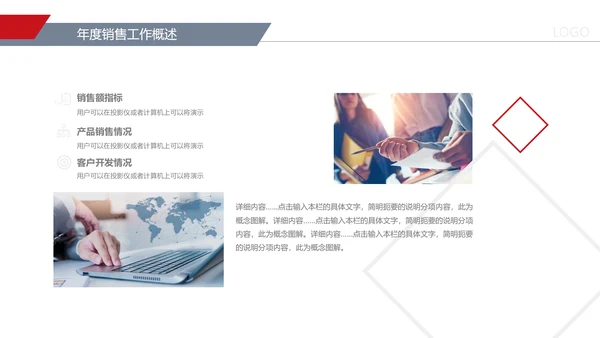 2019销售部年终工作总结计划述职PPT