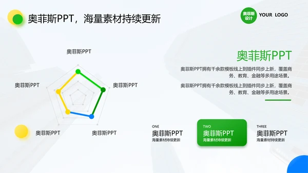 绿色商务风竞赛路演PPT