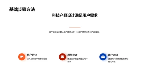 科技产品用户体验设计