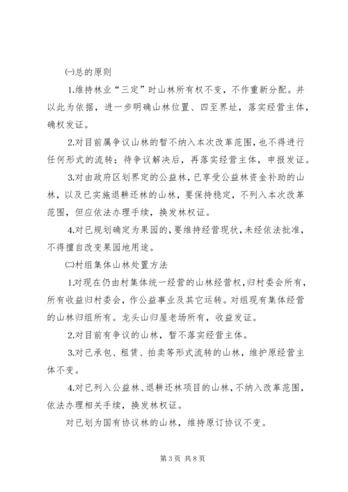 镇陈坑村林权制度改革实施方案 (3).docx