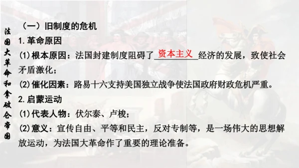 第六单元资本主义制度的初步确立  单元复习课件