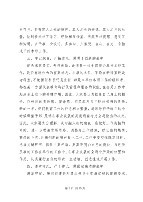 关于新领导表态发言.docx