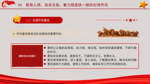 政法系统党课：筑牢政治忠诚，锻造四个铁一般政法铁军ppt