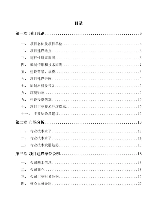 东莞智能水表项目可行性研究报告参考范文