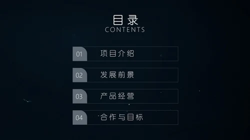 高清植物倒影特效封面搭神秘黑述职报告通用PPT模板