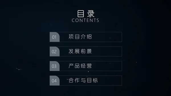 高清植物倒影特效封面搭神秘黑述职报告通用PPT模板