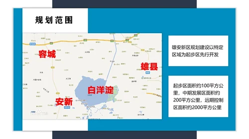 雄安新区城市建设规划汇报总结PPT模板