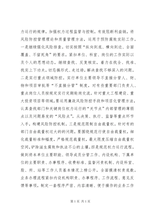 医院廉政风险防控调研报告.docx