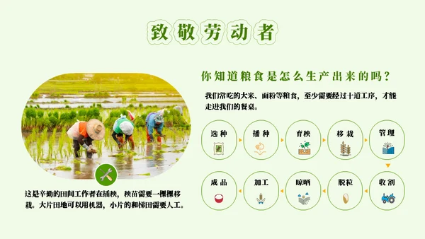 劳动最光荣五一劳动节主题班会通用PPT模板