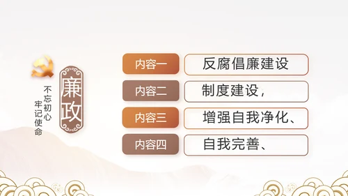 纪检监察党风廉政年终报告动态PPT