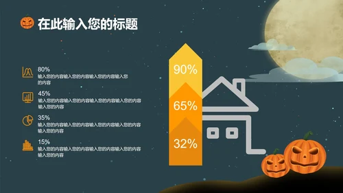绿色万圣节PPT模板
