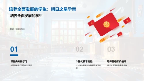 三年级教学提升PPT模板