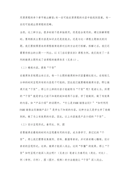 中职市场营销专业可视化微课资源建设与应用研究.docx