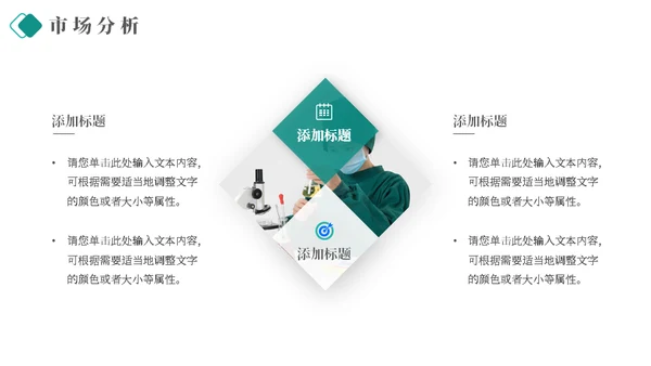 医疗品牌介绍企业宣传通用PPT模板