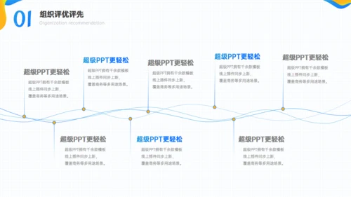组织评优评先工作汇报通用PPT模板