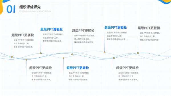 组织评优评先工作汇报通用PPT模板