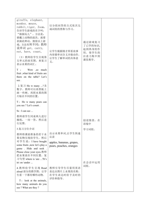 【课堂跟踪】Recycle2(1)教案