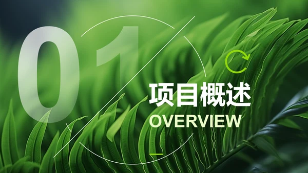 绿色商务风乡村振兴商业计划书PPT模板