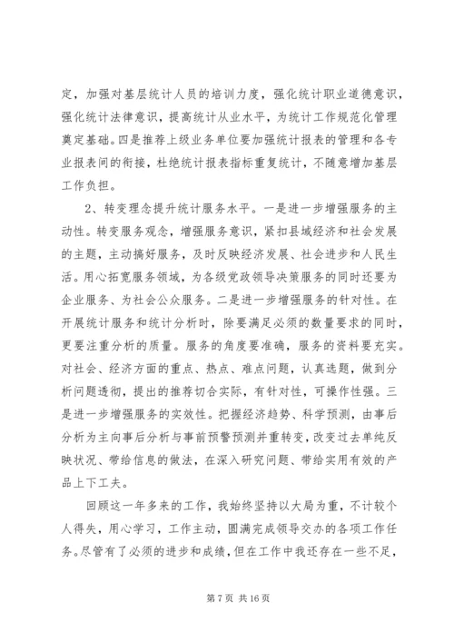 统计工作总结以及来年计划范文.docx