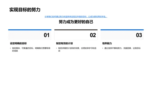 五年级学习策略PPT模板