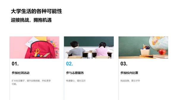 大学生活的自我导航