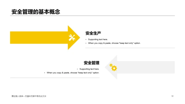 黄色创意安全生产管理知识培训课件PPT模板