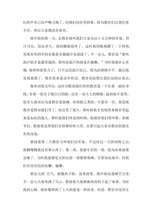 热门大学军训心得体会汇总六篇.docx