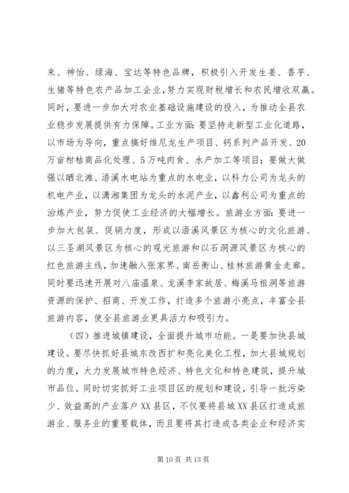县跻身全省经济强县的调查与思考 (2).docx
