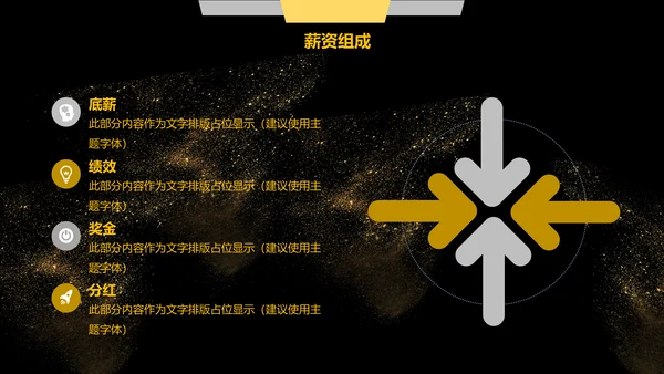 大气黑金校园招聘企业文化介绍通用PPT模板