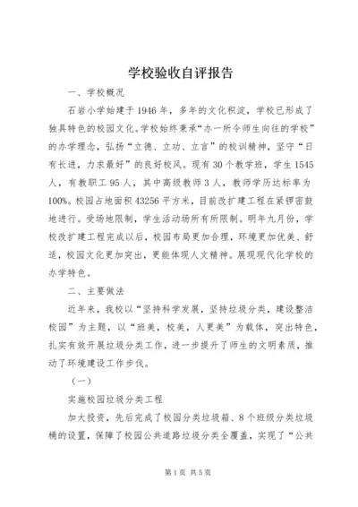 学校验收自评报告.docx