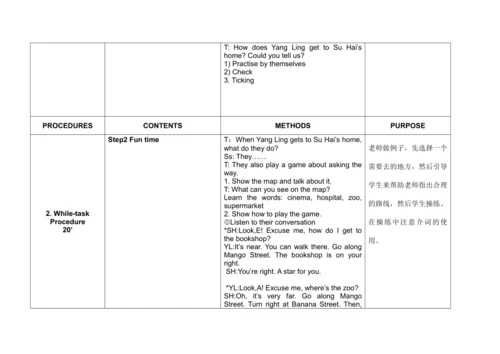 Unit 3 Asking the way 单元整体教案设计（4个课时）