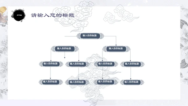 中国古风鲤鱼荷花工作汇报通用PPT模板