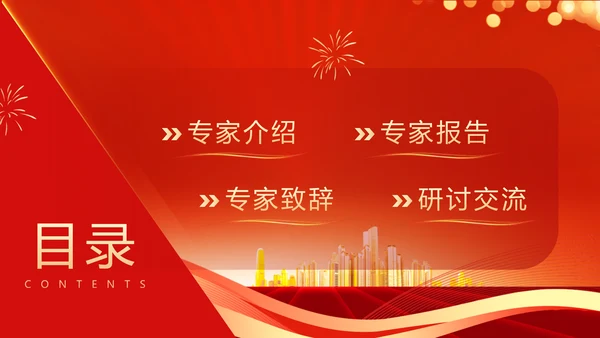 欢迎专家欢迎仪式PPT模板