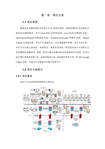 Arcsight专题方案0.docx