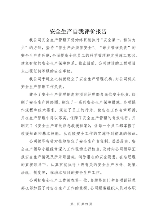 安全生产自我评价报告 (6).docx