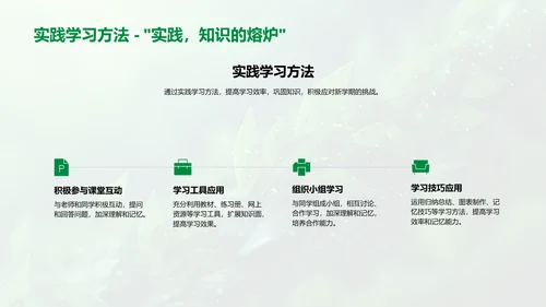 三年级学习指导PPT模板