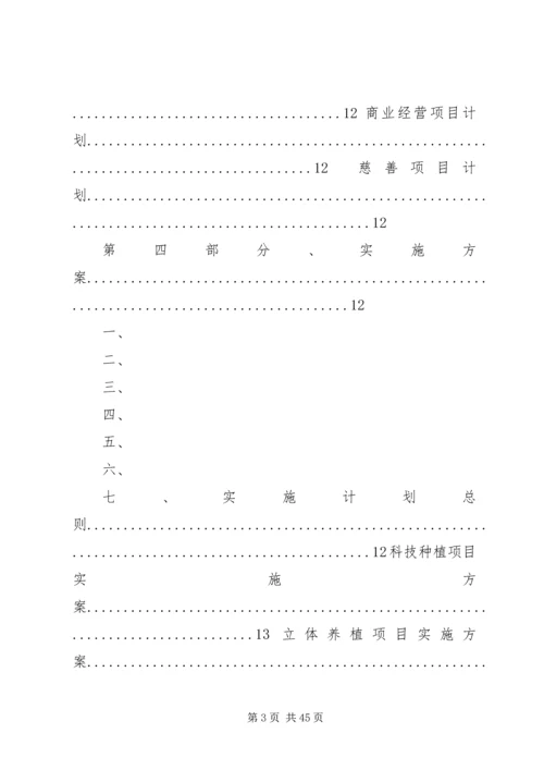 新农村建设计划书.docx