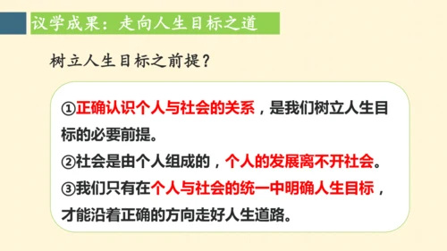 十一课   确立人生目标 课件(共25张PPT)