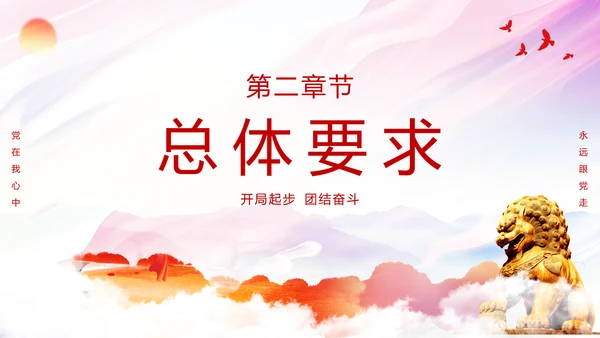红色简约大气关于在全党大兴调查研究的工作方案主题PPT模板党建