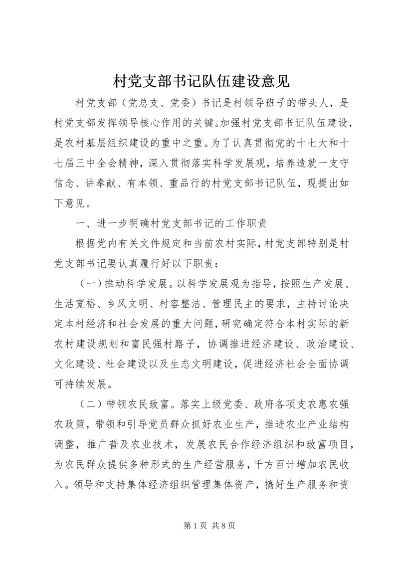 村党支部书记队伍建设意见 (2).docx