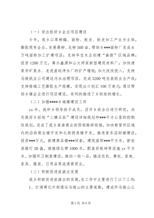 乡长年终工作总结总结.docx