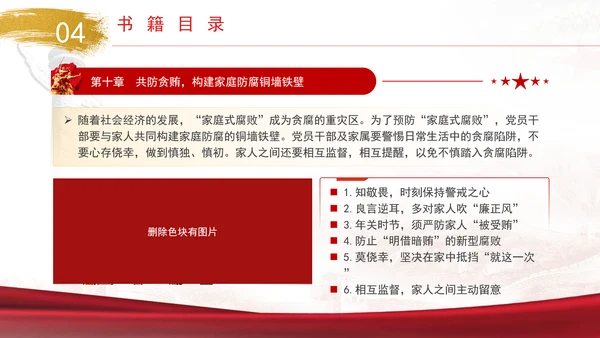 优良家风建设专题党课《清风传家》书籍推荐PPT