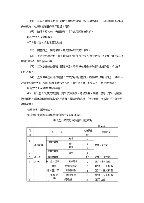 十电动机及其附属设备安装施工工艺标准