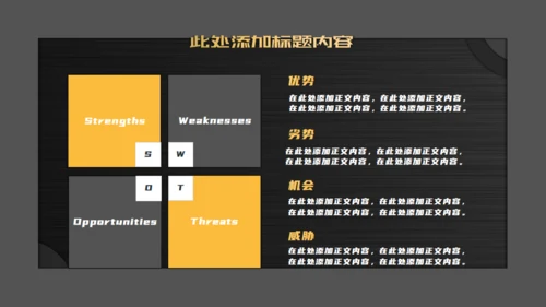 黑金大气应届生个人简历通用PPT模板